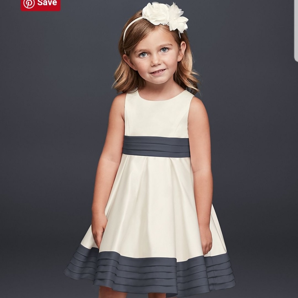David's Bridal flower girl dress